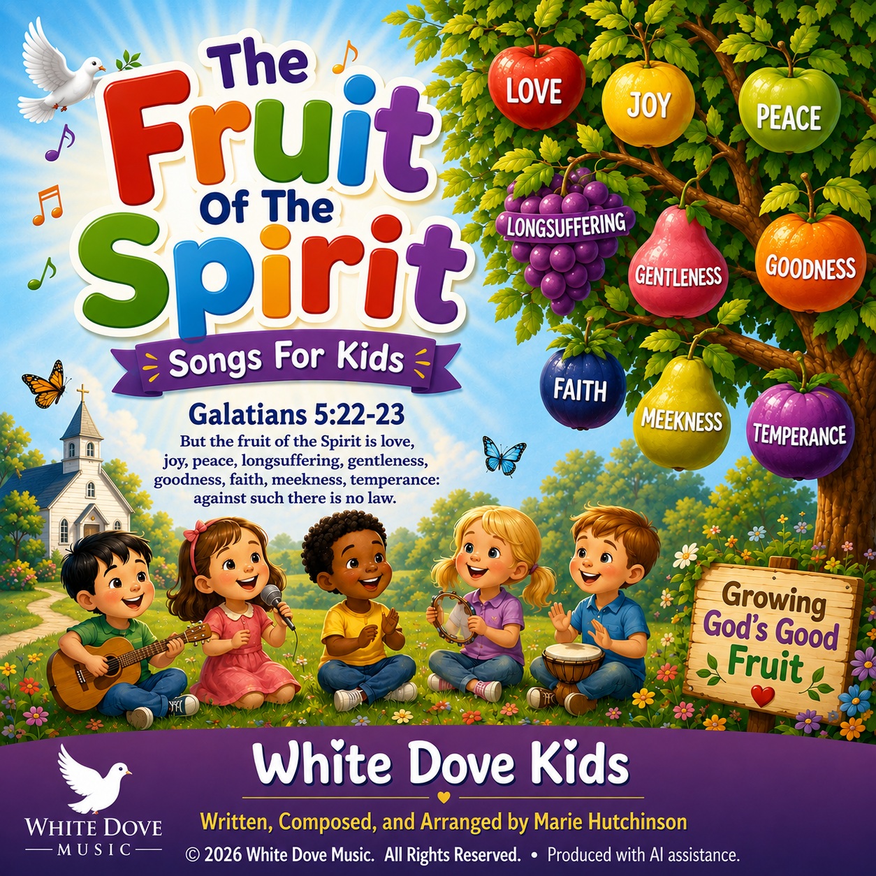 The Fruit Of The Spirit Songs For Kids cover art